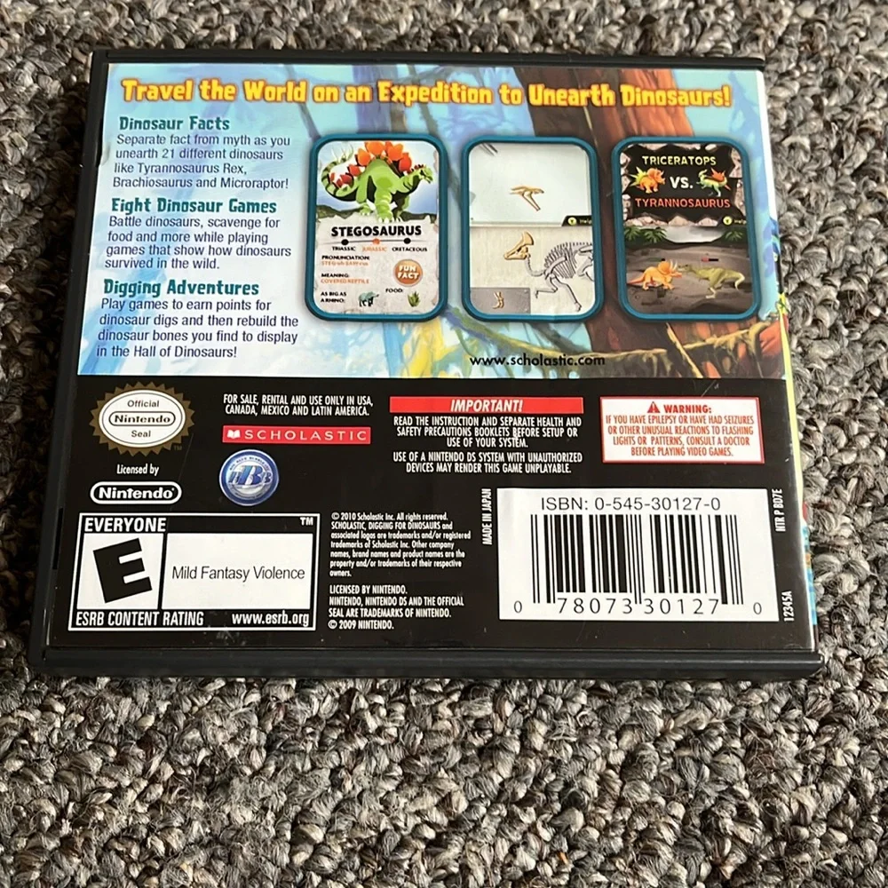 Digging for Dinosaurs ds game
